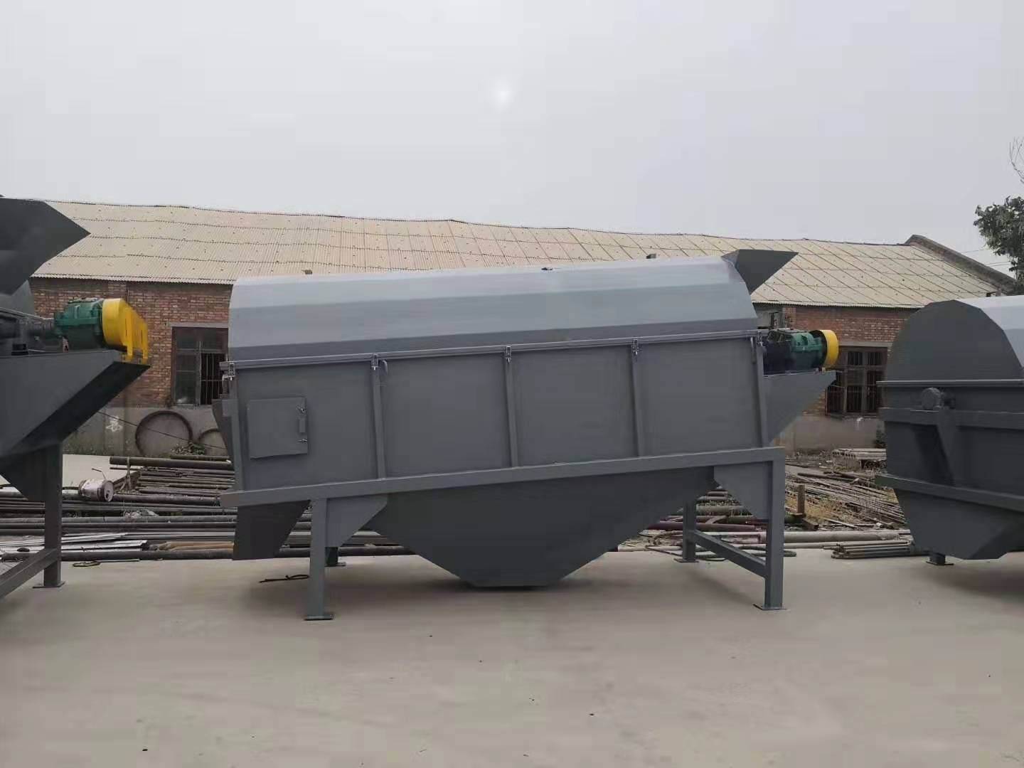 粉末篩粉設備-滾筒篩安裝不走及調試試機的工作流程(粉末篩分機)